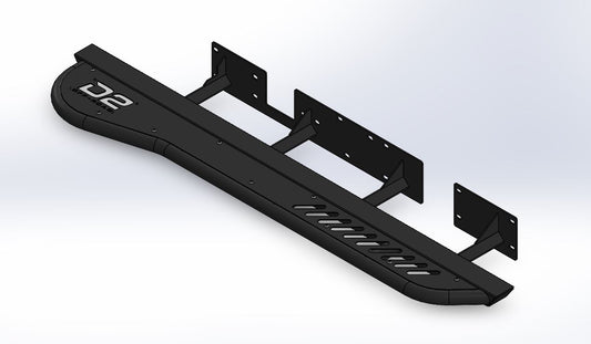 10-24 TOYOTA 4RUNNER ROCK SLIDERS (PRE-ORDER) - D2 Off-Road