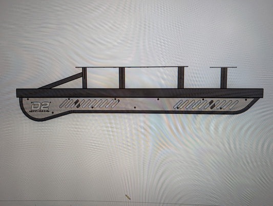 D2 Off-Road Heavy-Duty Bolt-On Rock Sliders – 05-23 Toyota Tacoma