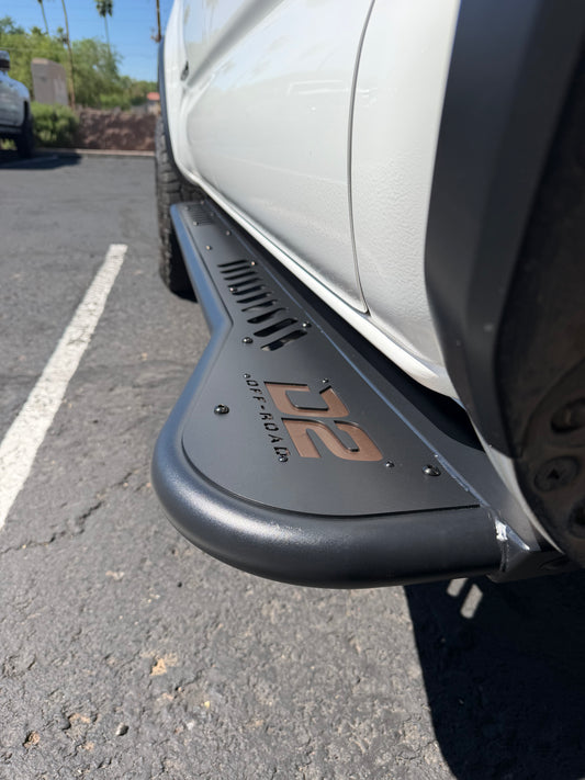 D2 Off-Road Heavy-Duty Bolt-On Rock Sliders – 05-23 Toyota Tacoma